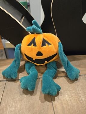 Ty Vintage 1998 Halloween Pumkin' the Pumpkin Beanie Baby